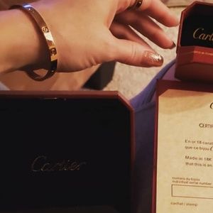 Cartier gold bracelet
